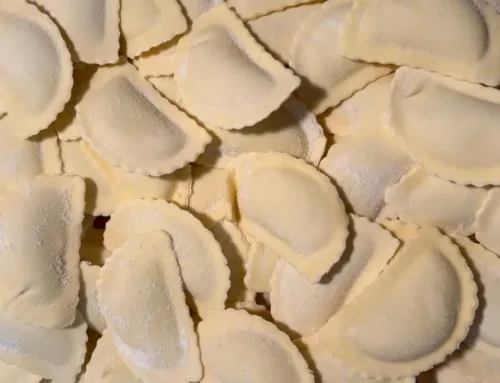Ravioli di zucca e amaretto